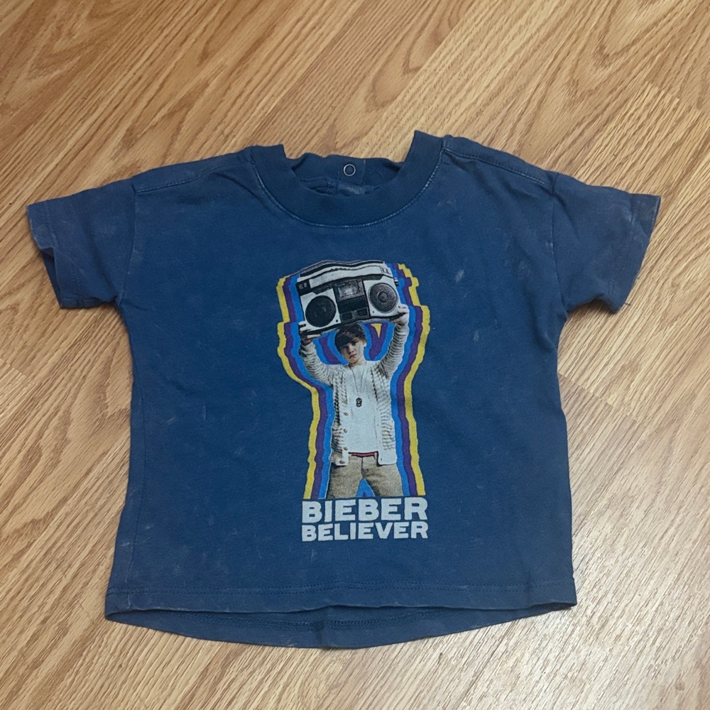 Blue Bieber Believer Kids T-Shirt